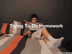 Trying to do homework GIF